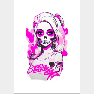 Skull Barbi Sweet Calavera Posters and Art